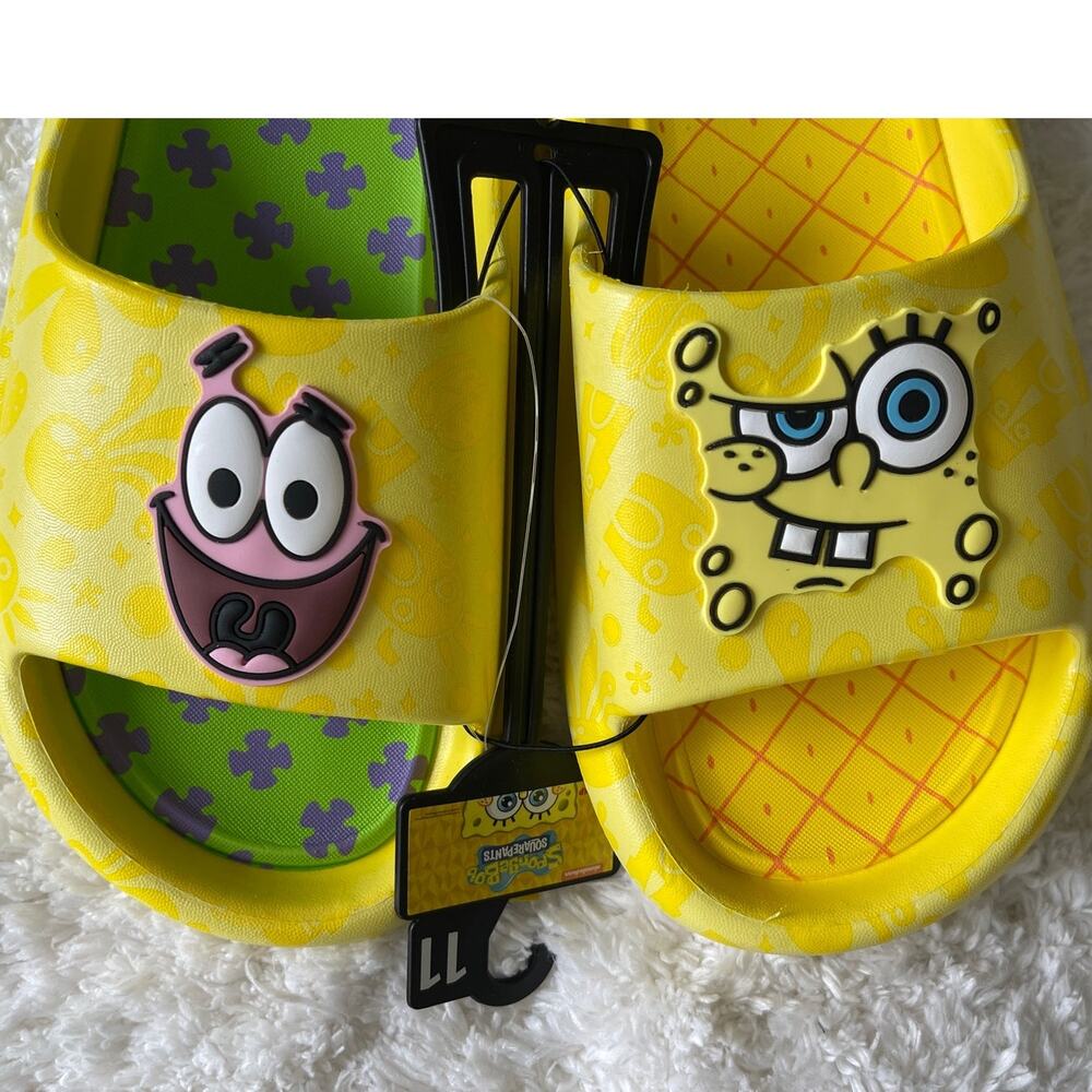 SpongeBob SquarePants Patrick Yellow Comfort Slid… - image 2
